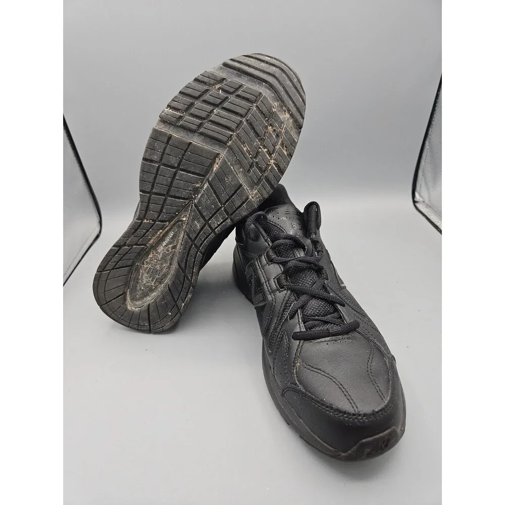 New Balance MX608v5 Slip Resistant Black Leather MX608AB5 Men's Size 9.5 D
